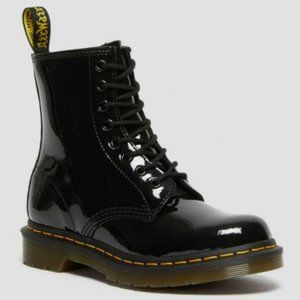 1460 Women's Patent Leather Lace Up Boots